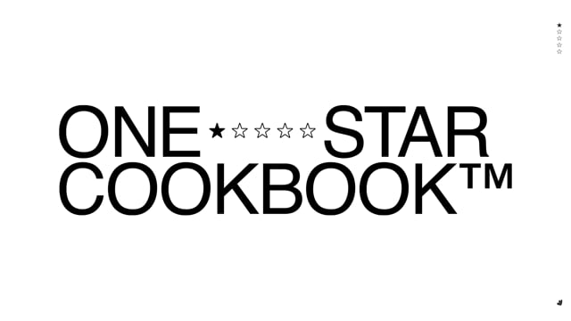 One—Star Cookbook