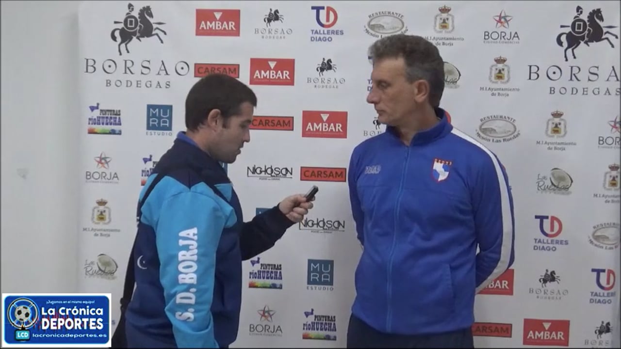 JOSÉ RAMÓN SUÁREZ (Entrenador Villa de Alagón) SD Borja 0-2 CF Villa de Alagón / Jornada 9 / Regional Preferente Gr 2 / Fuente: YouTube Raúl Futbolero