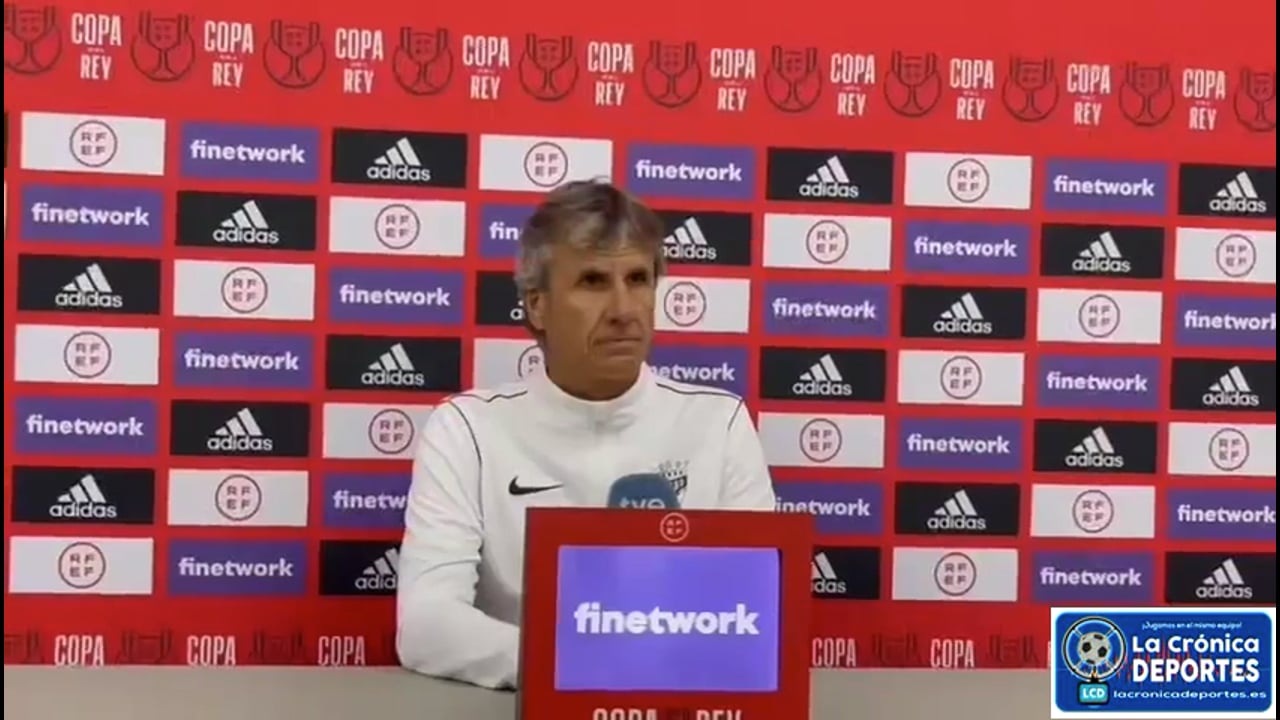 JUAN CARLOS BELTRÁN (Entrenador Utebo) Utebo FC 2-2 AD Mérida / Primera Ronda Copa del Rey / Fuente: Utebo FC