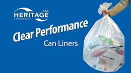 Heritage High-Density Waste Can Liners - 6 - Natural
