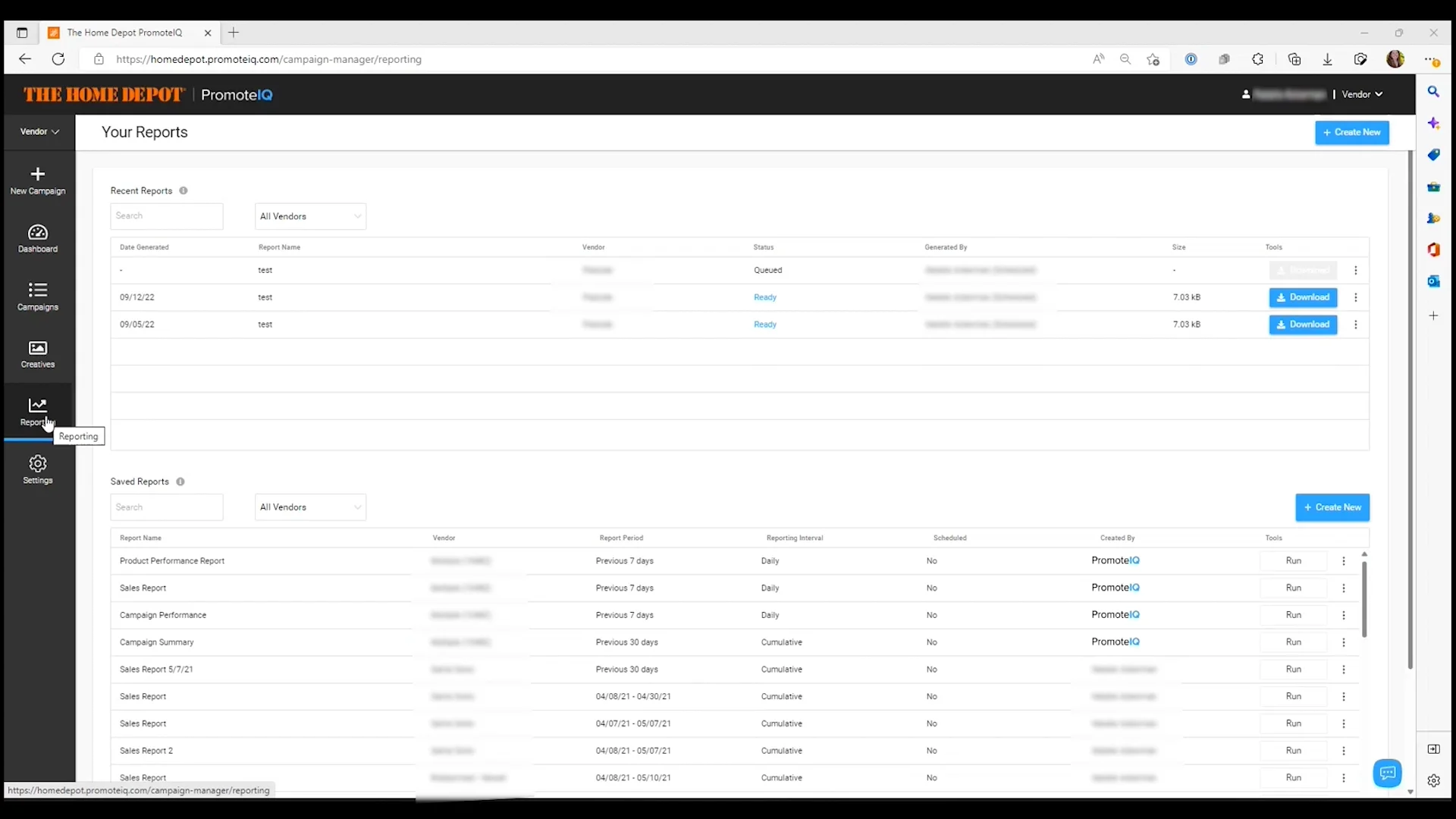 The Home Depot_UI Video_Reporting Menu_11.2022 on Vimeo