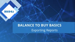 BTB Basics - Exporting Reports