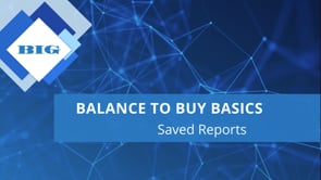 BTB Basics - Saved Reports