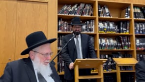 Siyum Maseches Nidda at Kollel