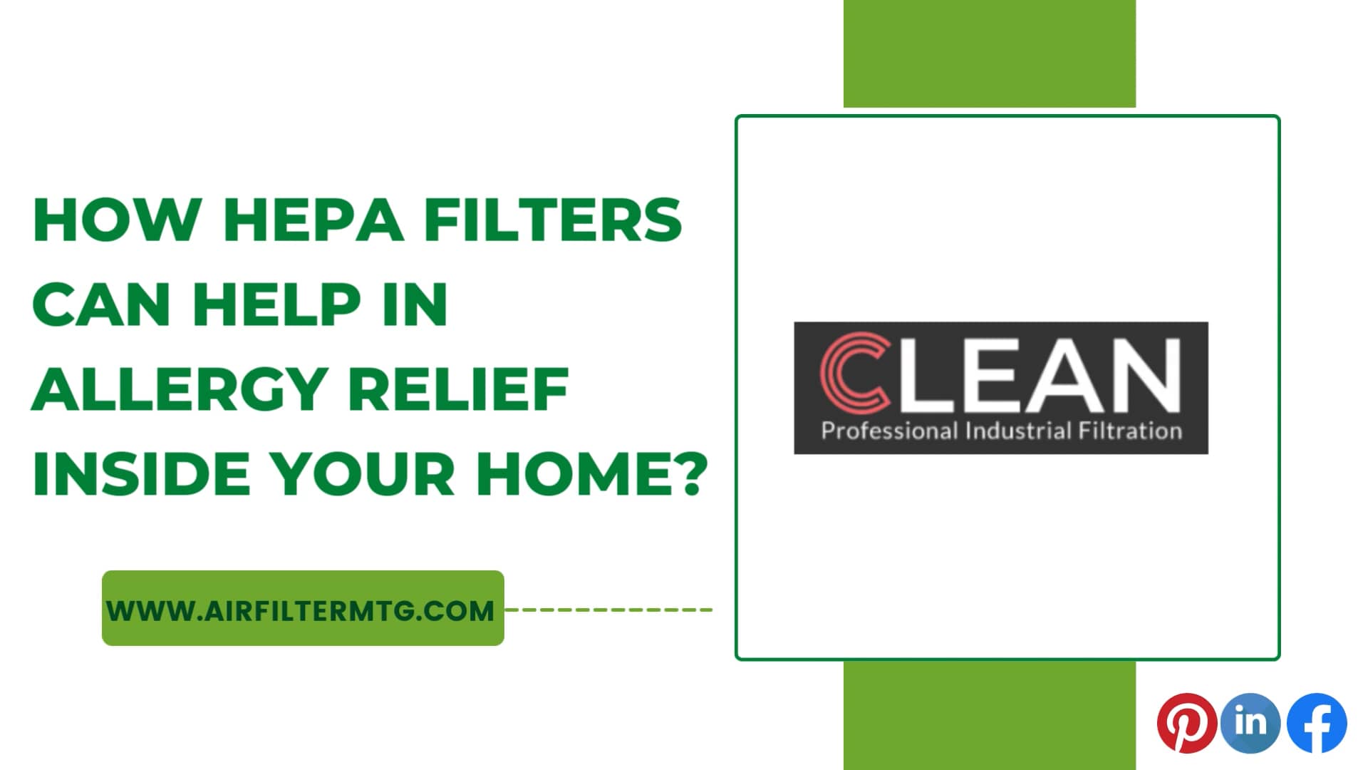 How HEPA Filters Can Help in Allergy Relief Inside Your Home? on Vimeo
