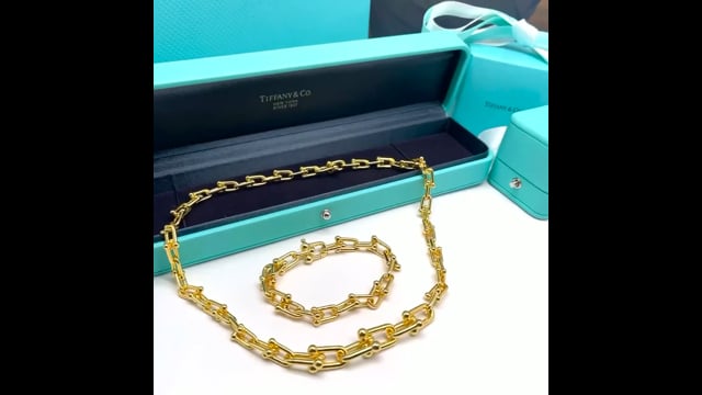 Комплект Tiffany цепи (браслет и колье)