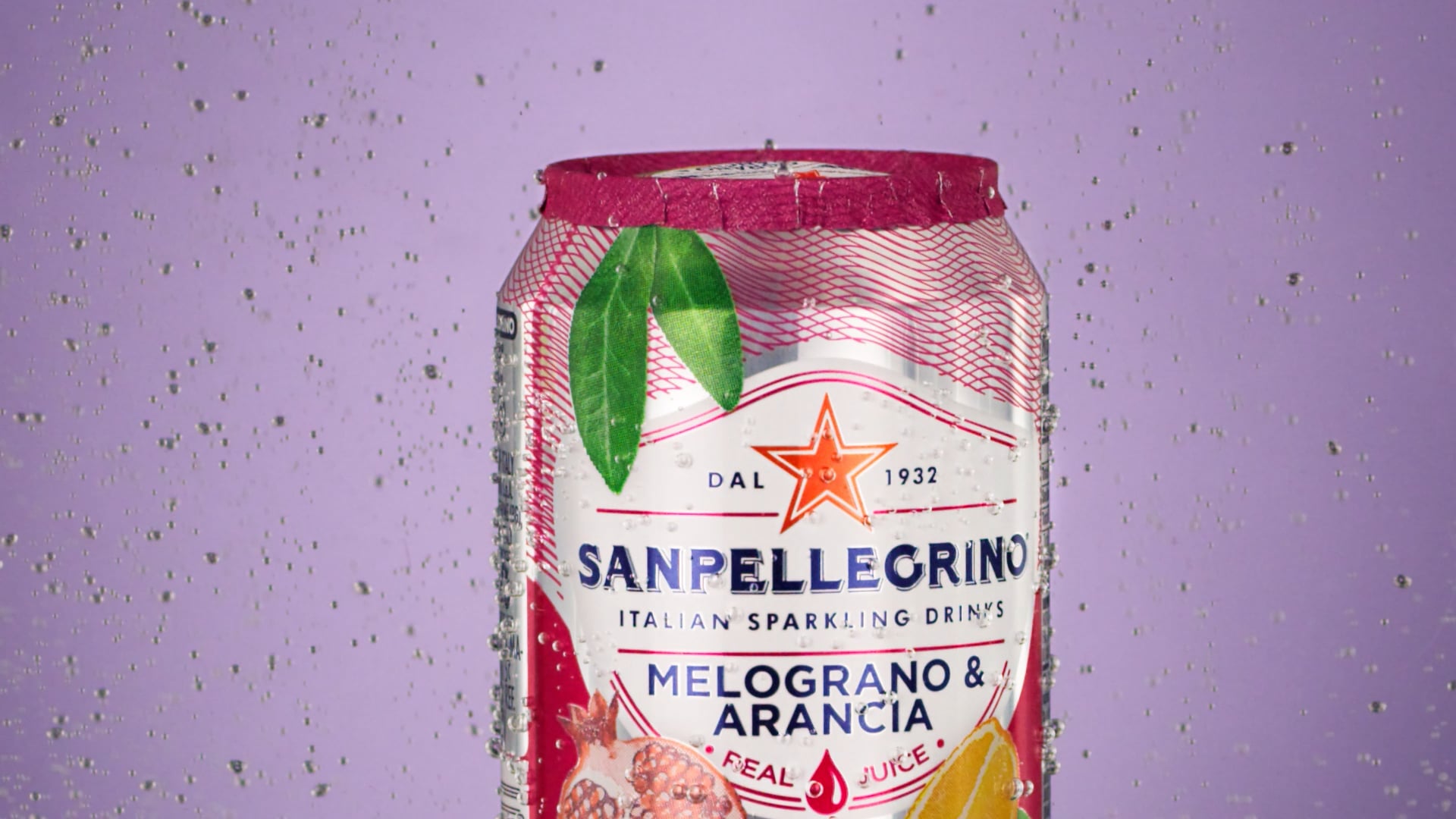 Sparkling Water. Melograno & Arancia