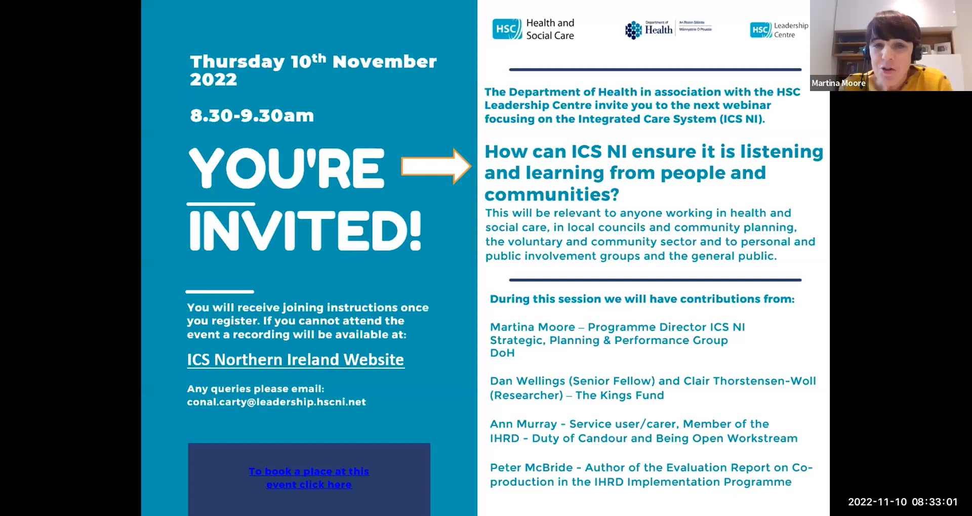 ICS Webinar 6 - Embedding co-production with the Integrated Care System ...