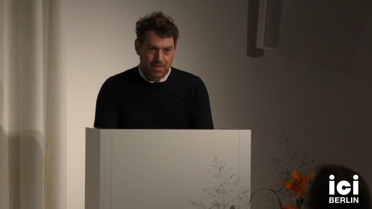 Reading by Adrian Duncan (Part I)