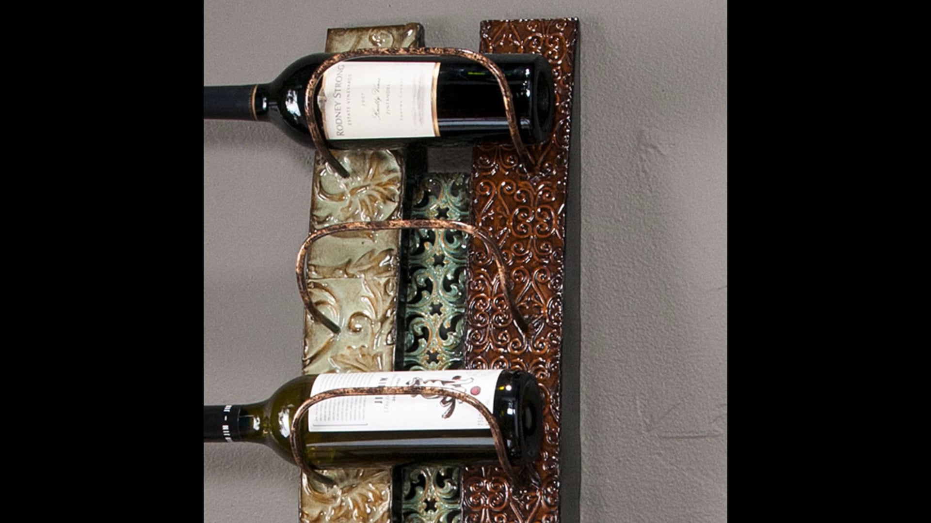 Palo Alto WallMount Wine Storage Traditional Wine Racks by SEI