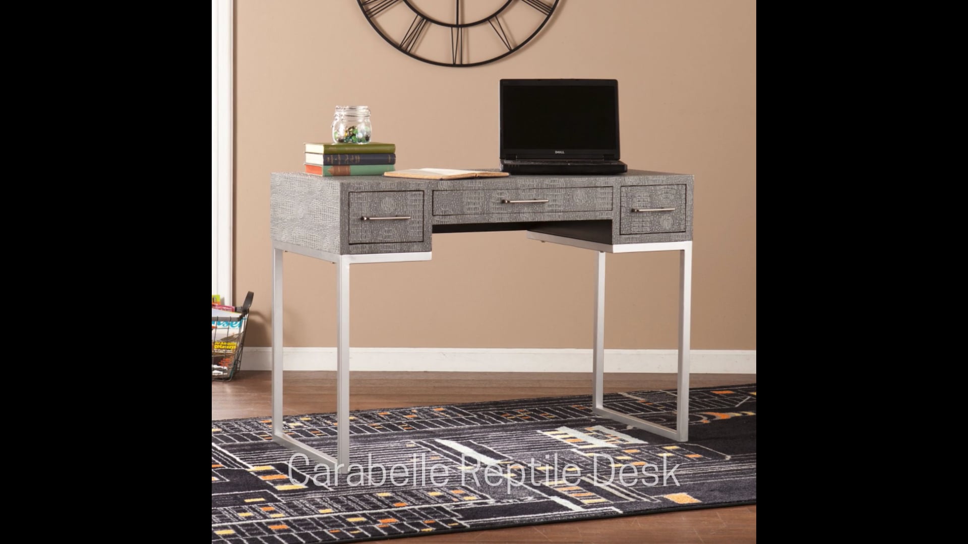 Rosita Reptile Desk Contemporary Desks And Hutches by SEI Houzz