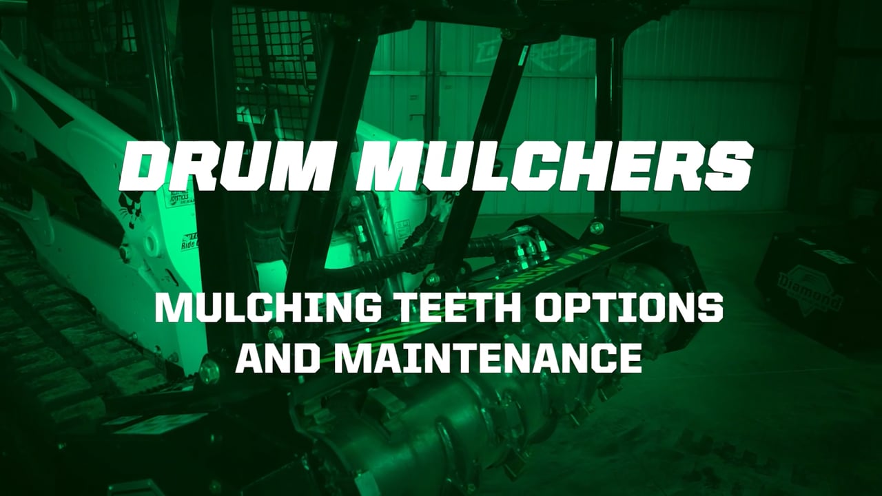 Mulching Teeth Options & Maintenance - Drum Mulchers
