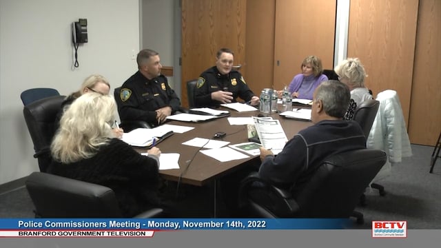 Police Commissioners - 11/14/2022