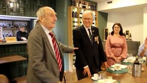 Brindis de Antonio Troncoso al final del almuerzo de confraternización.