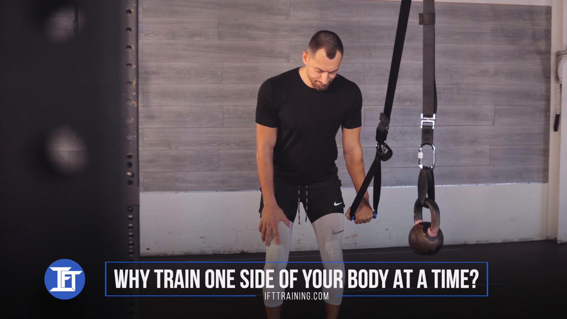 What is the benefit of training one side of your body at a time?