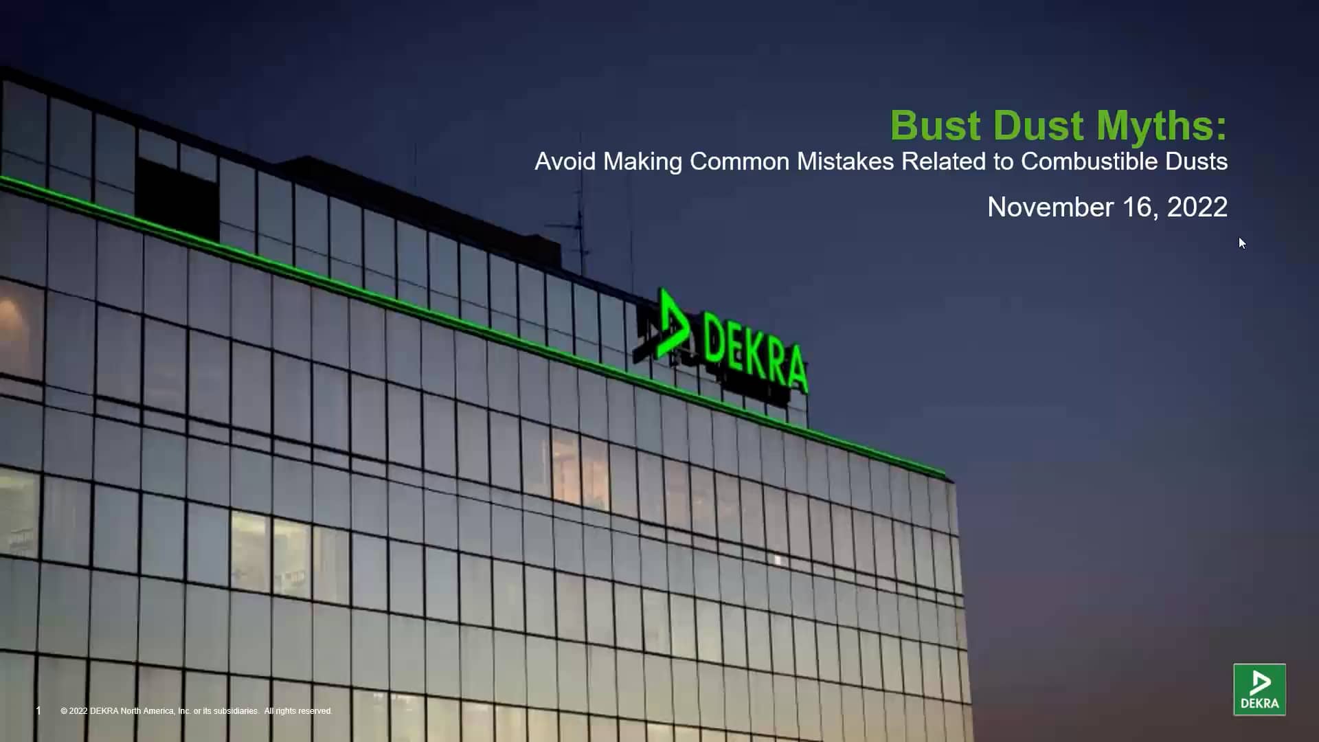 Bust Dust Myths Avoid Making Common Mistakes Related to Combustible Dusts and Powders on Vimeo