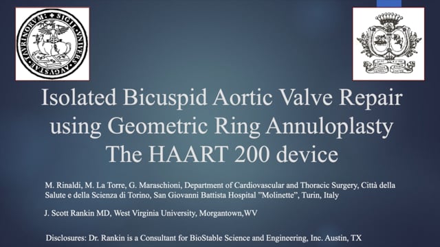 Isolated BAV Repair - Prof. Mauro Rinaldi - Turin, Italy