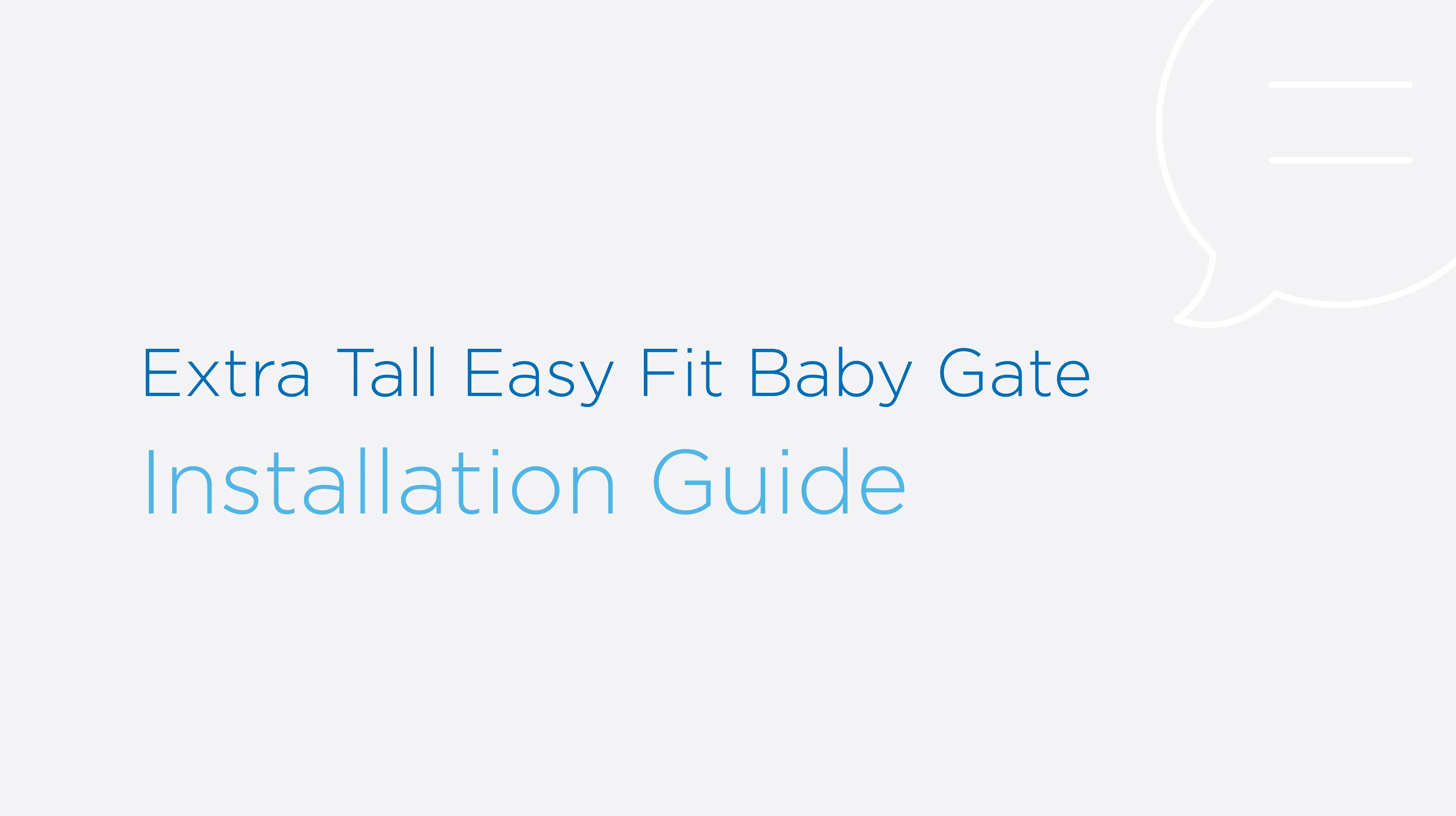 Extra Tall Easy Fit Baby Gate Installation Perma Child Safety™ on Vimeo