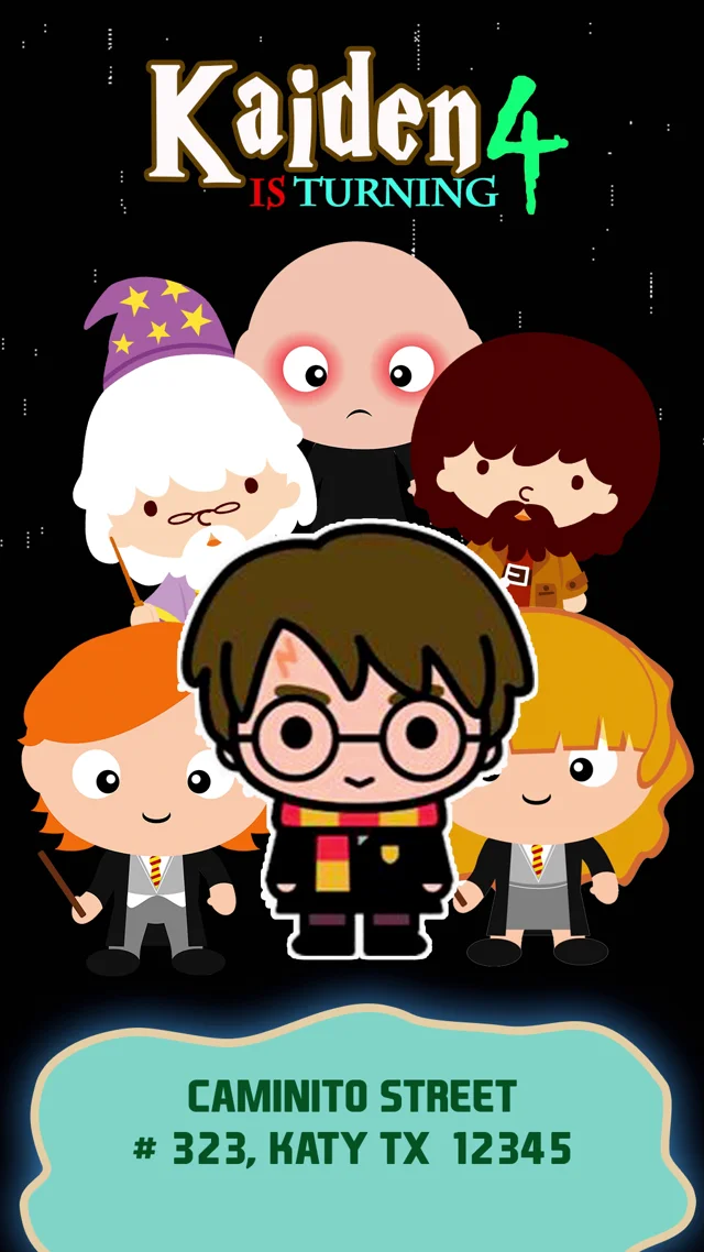 Harry Potter Birthday Party Video Invitation - Payhip