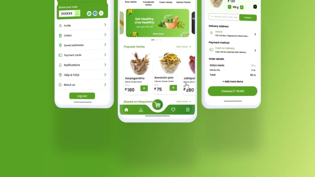 Natura - Traditional Medicines App UX/UI Case Study on Behance