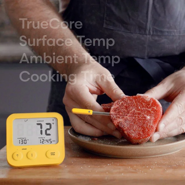  Combustion Display — for use with Eight-Sensor Combustion  Predictive Thermometer — Rugged Timer/Controller - Boosts Bluetooth Signal  - Shows Temps, Predictions - Counts Down Cooking Time Remaining : Home &  Kitchen