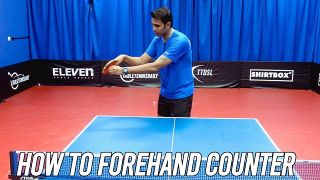 How To Forehand Counter