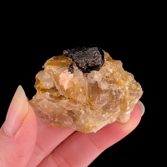 Tapiolite-(Fe) (fine crystal)