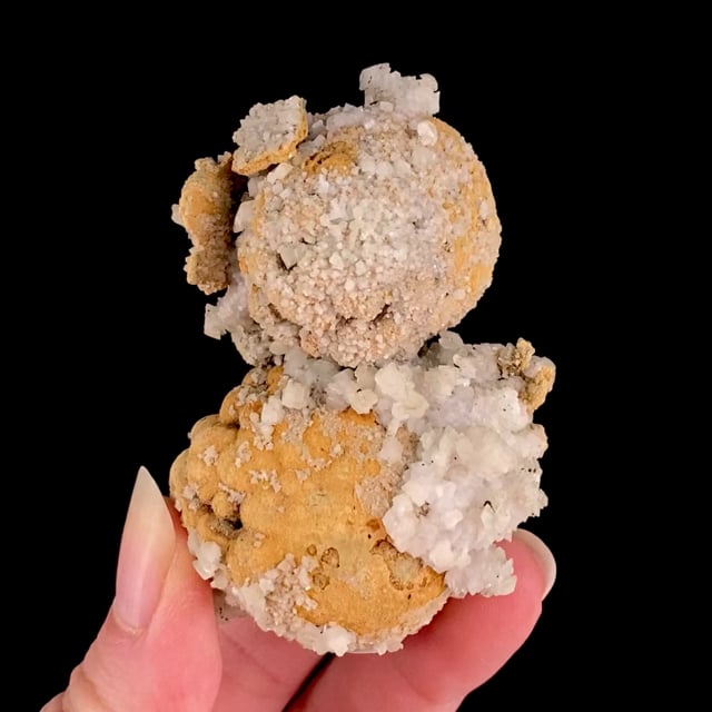 Siderite (spherical) with Calcite