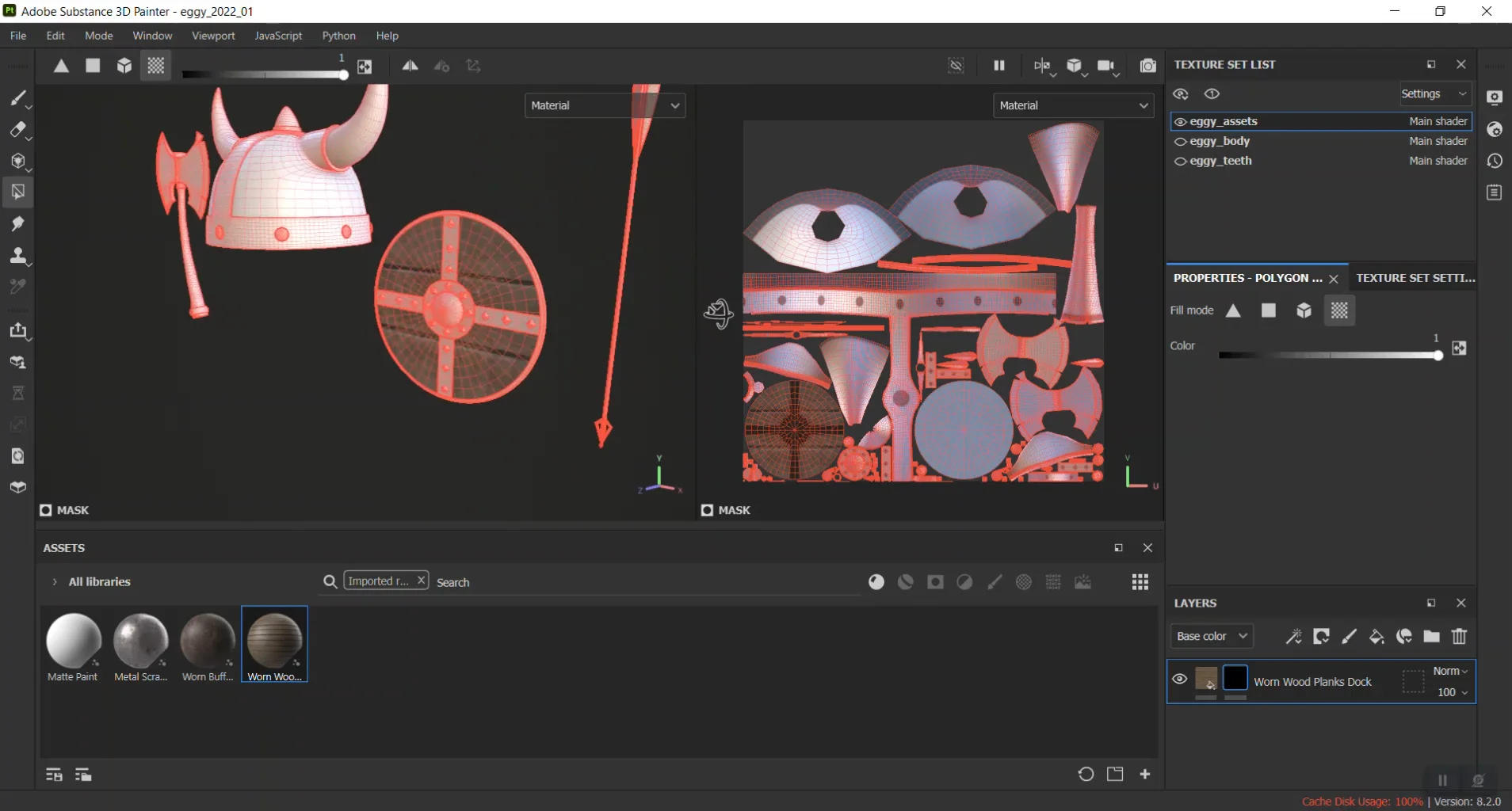 11. Masking using the Polygon Fill tool