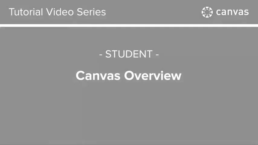 Canvas Overview for Students Canvas Tutorial Video Series.mp4