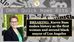 BREAKING:  Karen Bass makes history as the first woman and second black mayor of Los Angeles