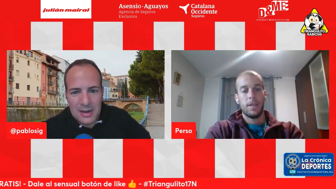 TERTULIA UD BARBASTRO "Especial con Perso; Capitán de la Unión" Fuente: Canal YouTube El Triangulito Rabioso