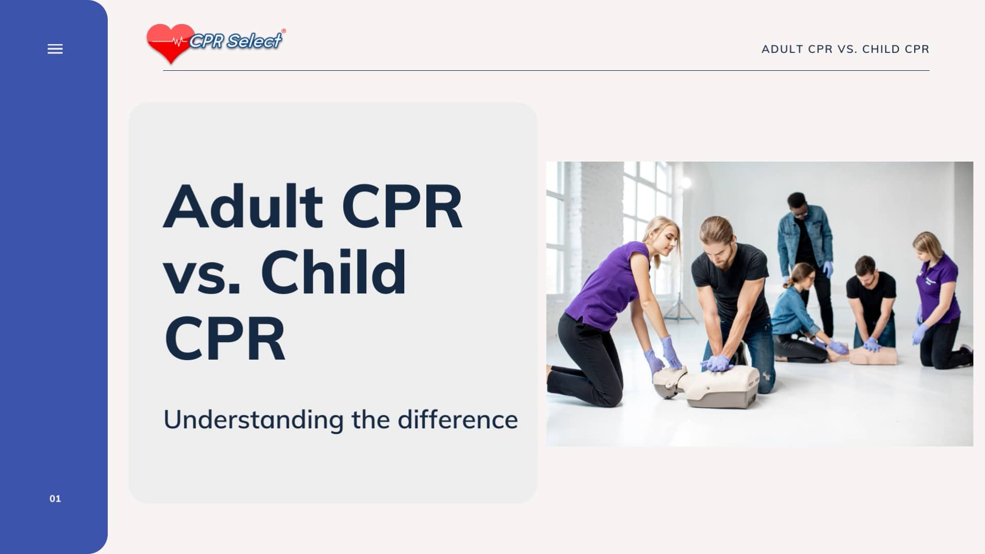 Adult CPR vs Child CPR- The Key Difference on Vimeo