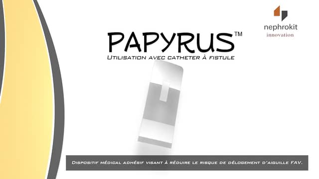 Papyrus - pansement pour cathéter à fistule on Vimeo
