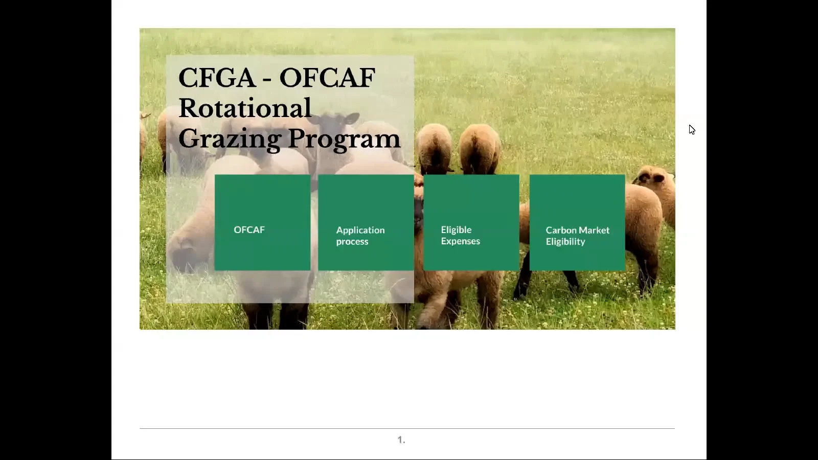 CFGA OFCAF_Travis Quirk presentation_Nov 2022 on Vimeo