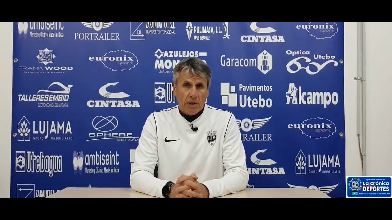 LA PREVIA / Utebo FC - Deportivo Alavés "B" / JUAN CARLOS BELTRÁN (Entrenador Utebo) Jornada 11 / 2ª RFEF - Grupo 2 / Fuente: Utebo FC