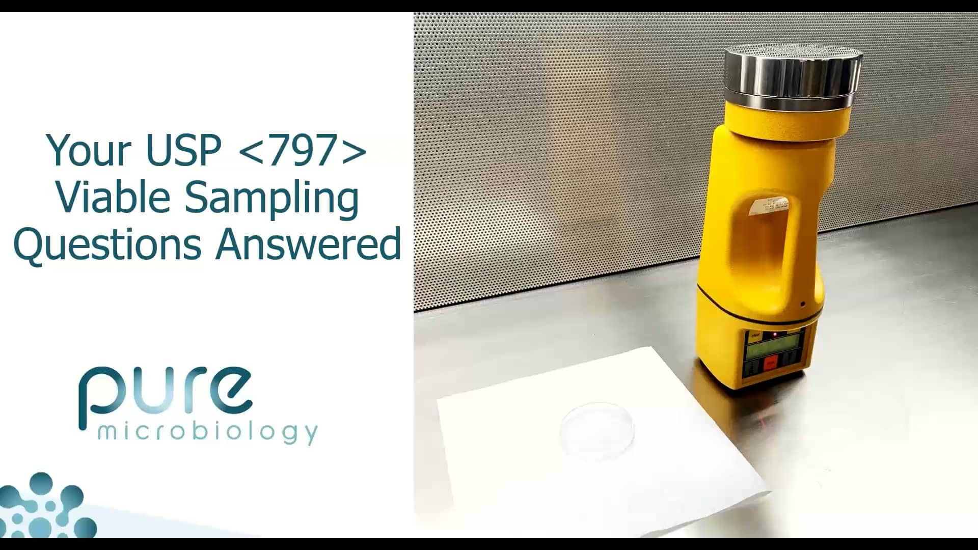 Your USP 797 Viable Sampling Questions Answered on Vimeo