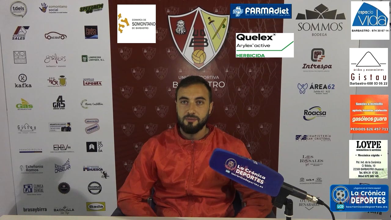 LA PREVIA / CF Illueca - UD Barbastro / LUCAS ELBAILE (Jugador Barbastro) Jornada 11 / 3ª División