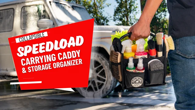 Chemical Guys Speed Load Carrying Caddy & Storage Organizer