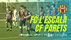 Resum FC l'Escala 2 - 1 CF Parets