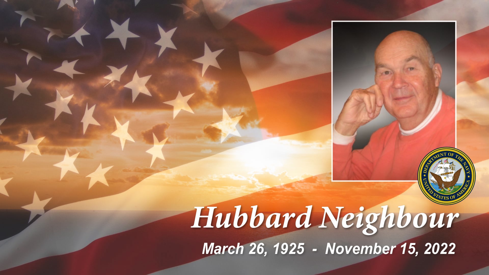 Funeral Service for Hubbard Neighbour