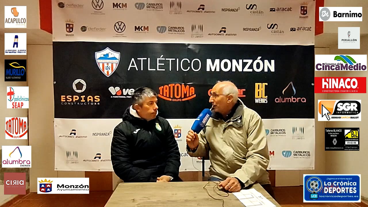 JORGE  ABAD (Entrenador Cuarte) At Monzón Alumbra 2-0 Cuarte / J 11 / 3ª División