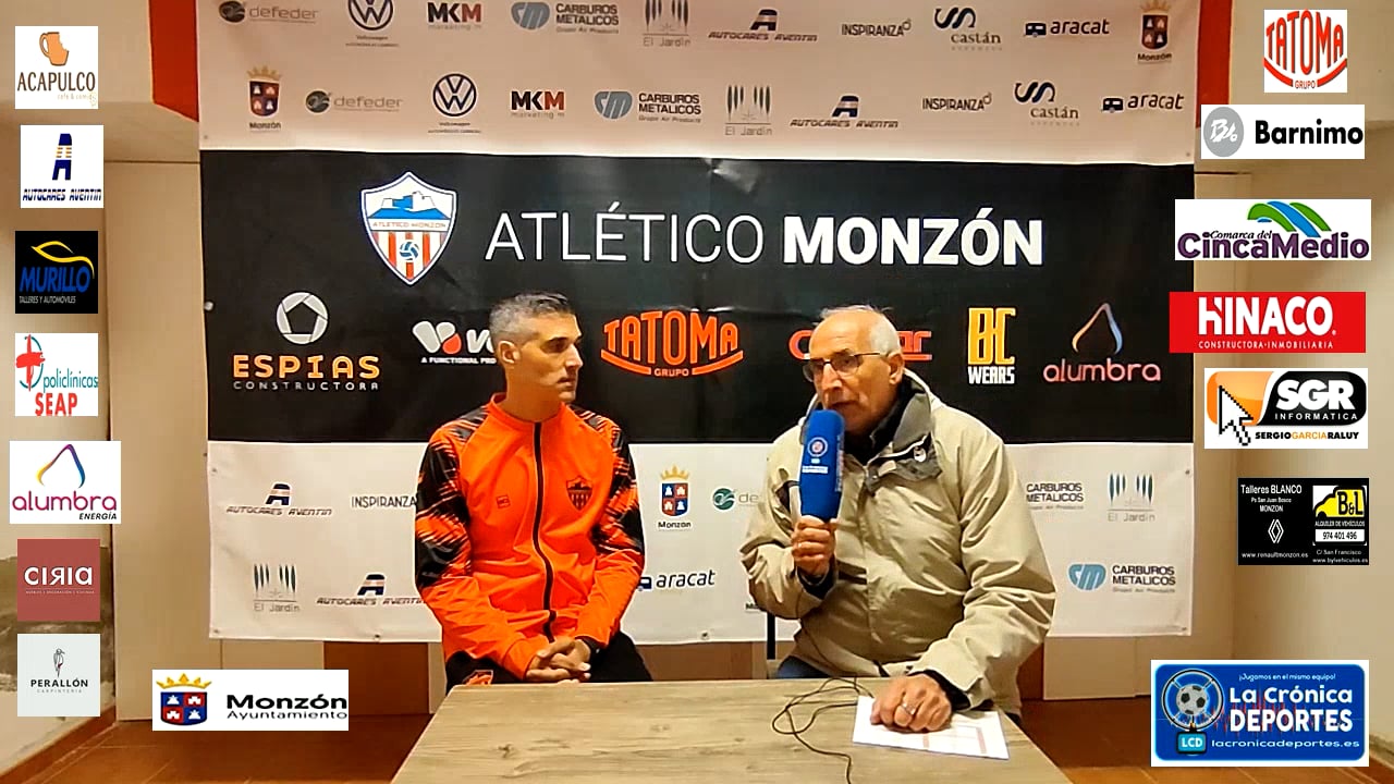 CRISTIAN ABAD (Entrenador Monzón) At Monzón Alumbra 2-0 Cuarte / J 11 / 3ª División