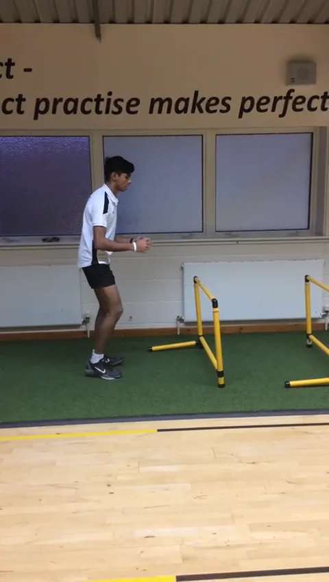 Multiple hurdle jumps on Vimeo