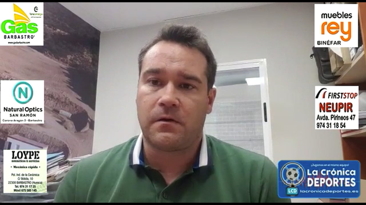 RUBÉN ZAPATER (Entrenador Épila) CF Calamocha 1-1 CF Epila / Jornada 11 / 3ª División