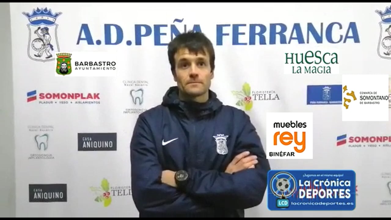 NÉSTOR ARILLA (Entrenador Ferranca) P Ferranca Tella 1-2 CD Mequinenza / Jornada 11 / 1ª Regional Gr 2