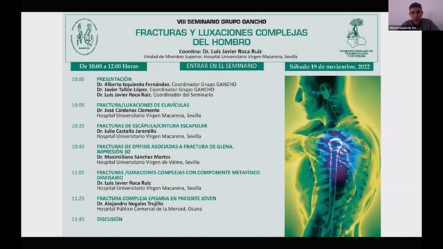 Ver webinar: Fracturas y luxaciones complejas del hombro