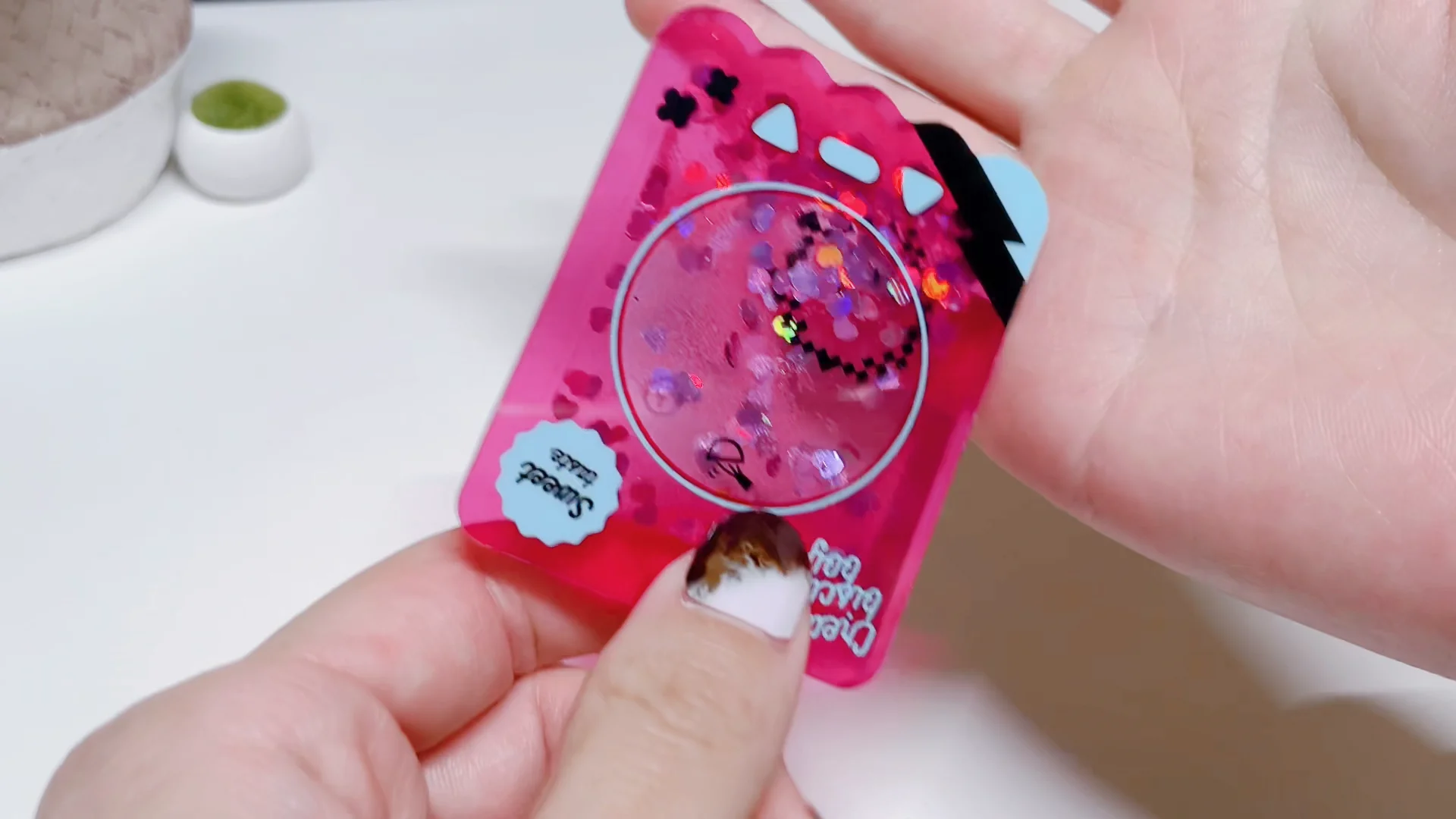 チケットホルダー風 シャカシャカアクキー ジュースボックス