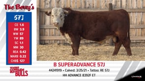 Lot #57J - B SUPERADVANCE 57J