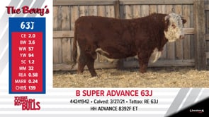 Lot #63J - B SUPER ADVANCE 63J